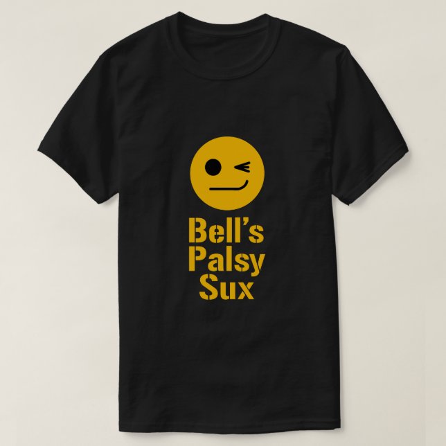 T-shirt la paralysie de la cloche (Design devant)