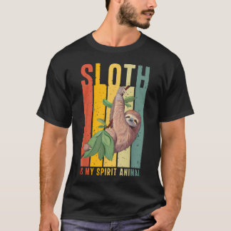 T-shirt La Paresseux Est Mon Animal Spirituel Paresseux Mi