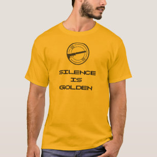 T-shirt "La parole est d'argent le silence est d'or" pièc