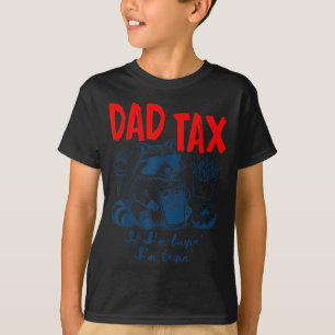 T-shirt La part de papa si j'achète en essayant Raton lave