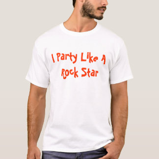 T-shirt La partie aiment un RockStar