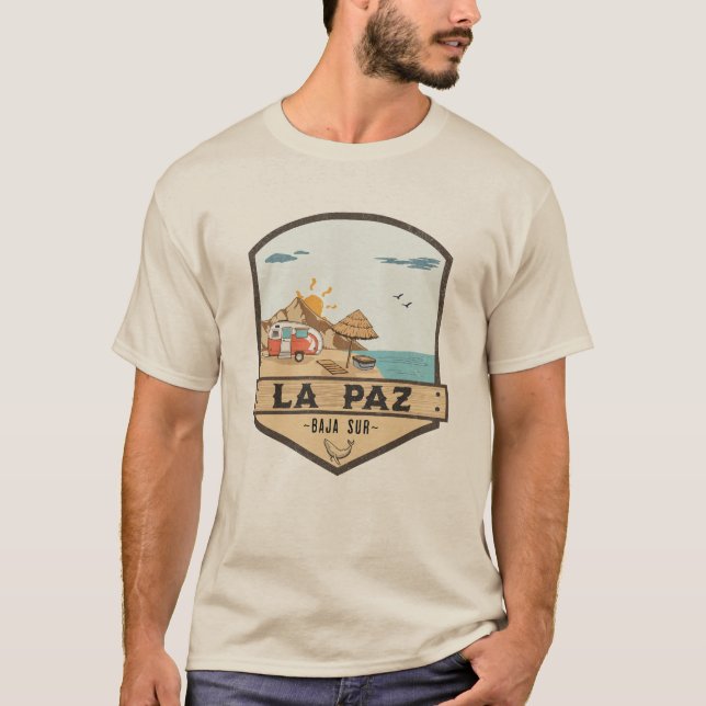 T-shirt La Paz Baja California Sur Mexico (Devant)