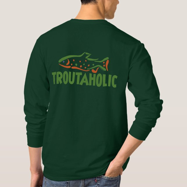 T-shirt La pêche à la truite (Dos)
