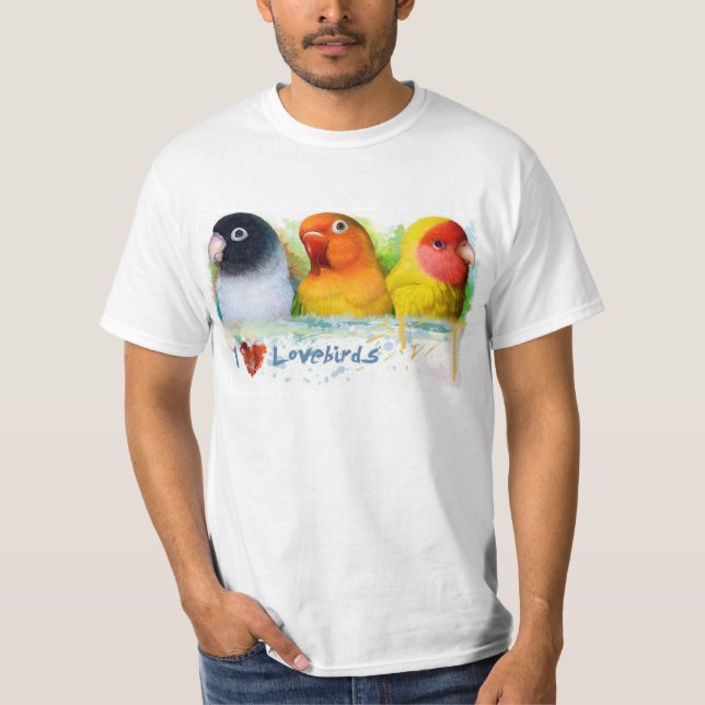 T-shirt La pêche de Lutino de fischer masquée par noir a (Devant)