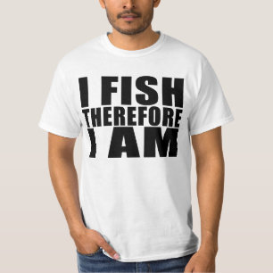 T-shirt La pêche drôle cite des plaisanteries qu'I me