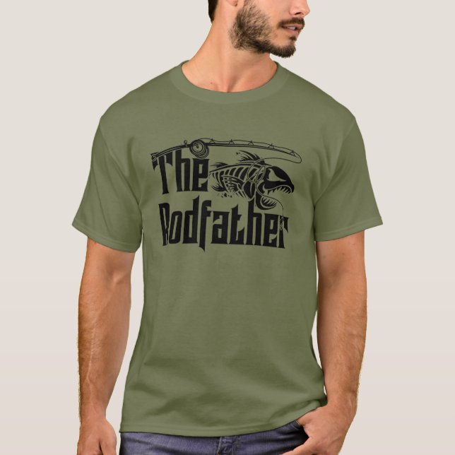 T-shirt La pêche du père de famille (Devant)