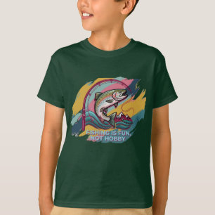 T-shirt La pêche est amusante, pas un hobby, cadeau de pêc