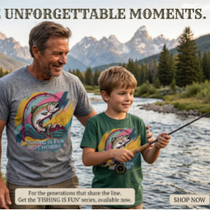 T-shirt La pêche est amusante, pas un simple passe-temps -
