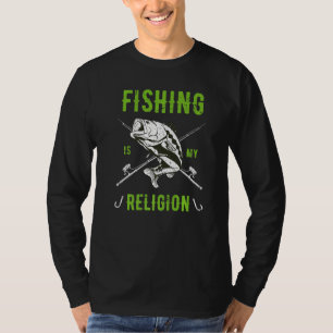 T-shirt La pêche est ma religion Fischer Angler