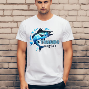 T-shirt La pêche est ma vie