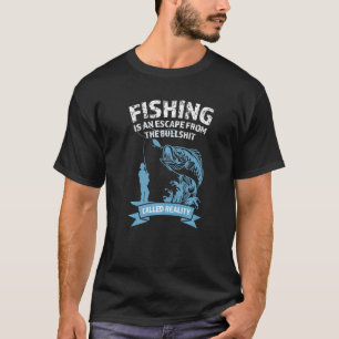 T-shirt La pêche est une évasion pour Fisher