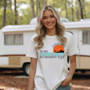 T-shirt la pêche est vintage pour mon régime de retraite