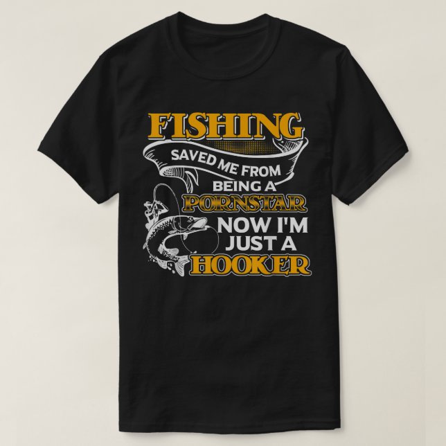 T-shirt La Pêche M'A Sauvé De Devenir (Design devant)