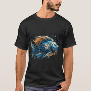 T-shirt La pêche résout la plupart de mes problèmes La cha