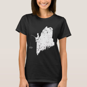 T-shirt La pêche sur glace m'appelle Humour de pêche au ba