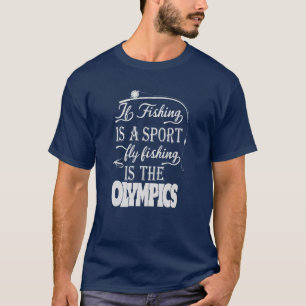 T-shirt La pêche, un sport, Graphiques vectoriels évolutif
