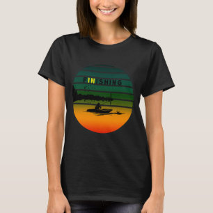 T-shirt La pêche, une passion qui demeure même après qu'el