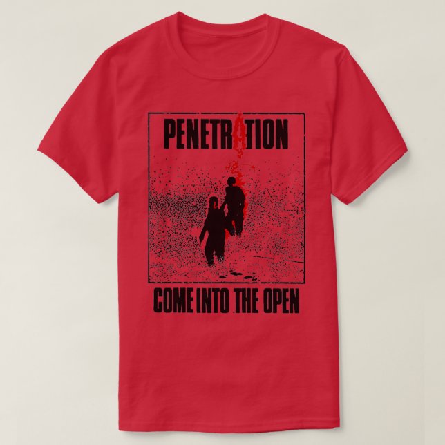 T-shirt La Pénétration Entre Dans L'Open Punk  (Design devant)