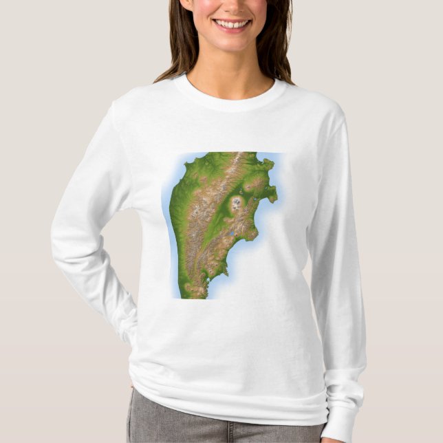 T-shirt La péninsule du Kamchatka en Russie (Devant)