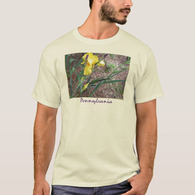 T-shirt La Pennsylvanie -- Iris (Devant)