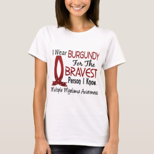 T-shirt La personne la plus courageuse je sais le myélome