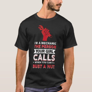 T-shirt La personne que votre fille appelle quand vous ne 