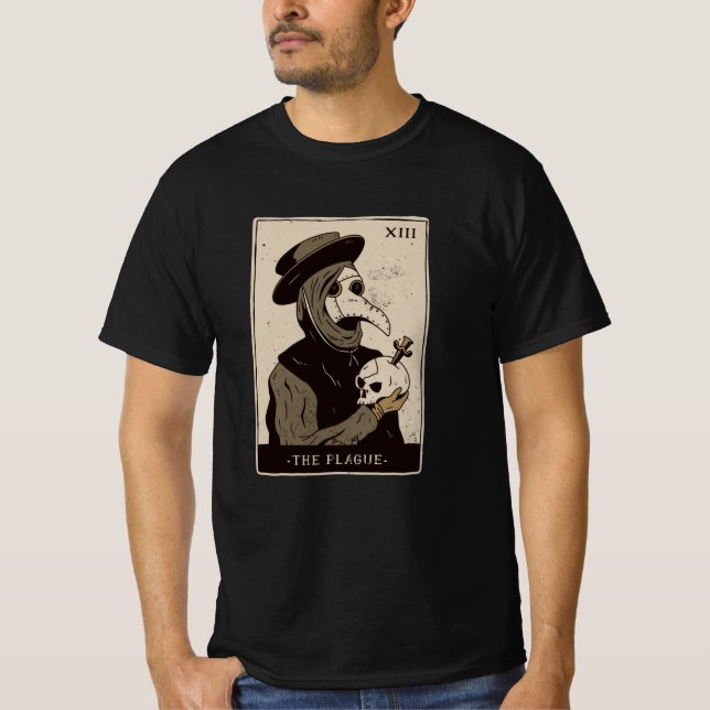 T-shirt La Peste - Un Cadeau De Carte Tarot (Devant)