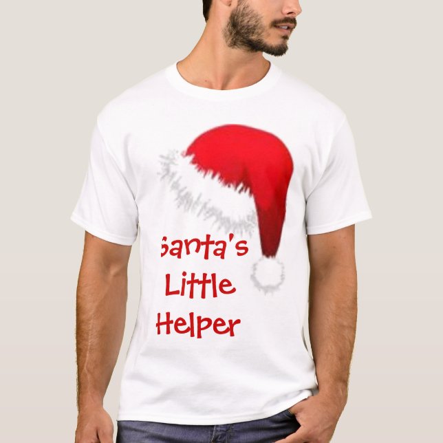 T-shirt La petite aide de Père Noël (Devant)