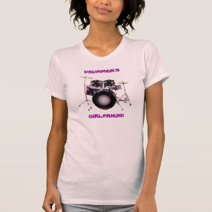 T-shirt La petite amie de Drummer