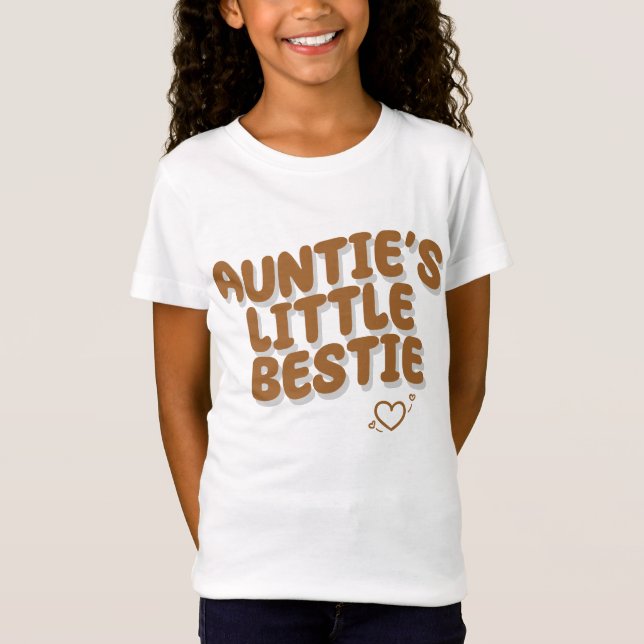 T-Shirt La petite bestie de Tante (Devant)