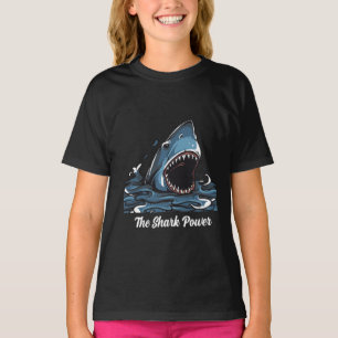 T-shirt La petite fille au pouvoir des requins