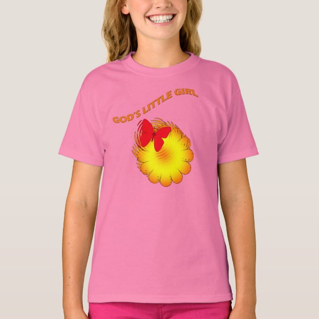 T-shirt La petite fille de Dieu (Devant)