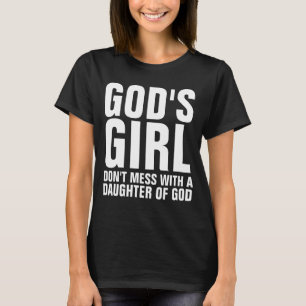T-shirt LA PETITE FILLE DE DIEU, N'ESSAIE PAS, Mesdames T-