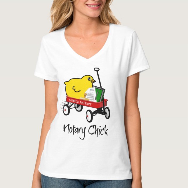 T-shirt La petite fille du notaire mobile à cheval Le peti (Devant)
