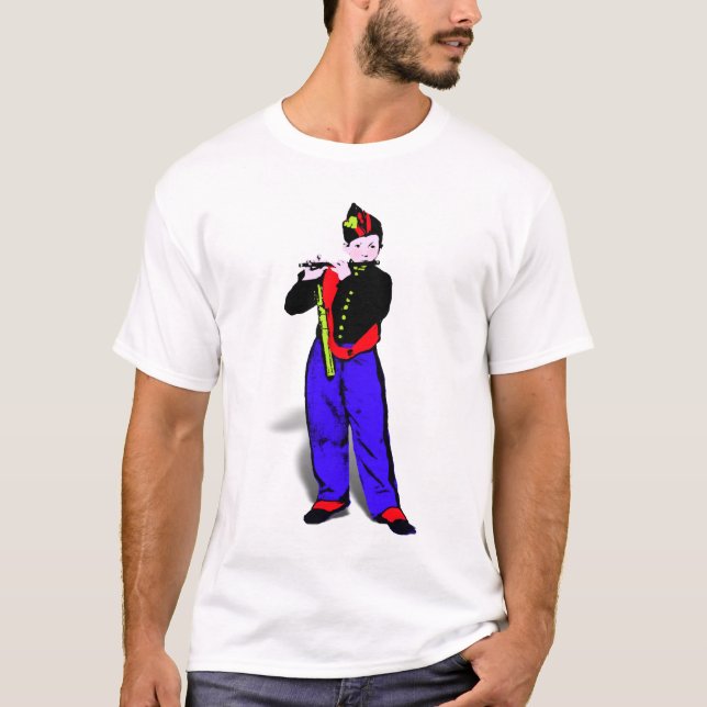T-shirt La petite flûte de Manet (Devant)