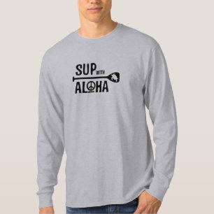 T-shirt La PETITE GORGÉE des hommes avec Aloha gainent