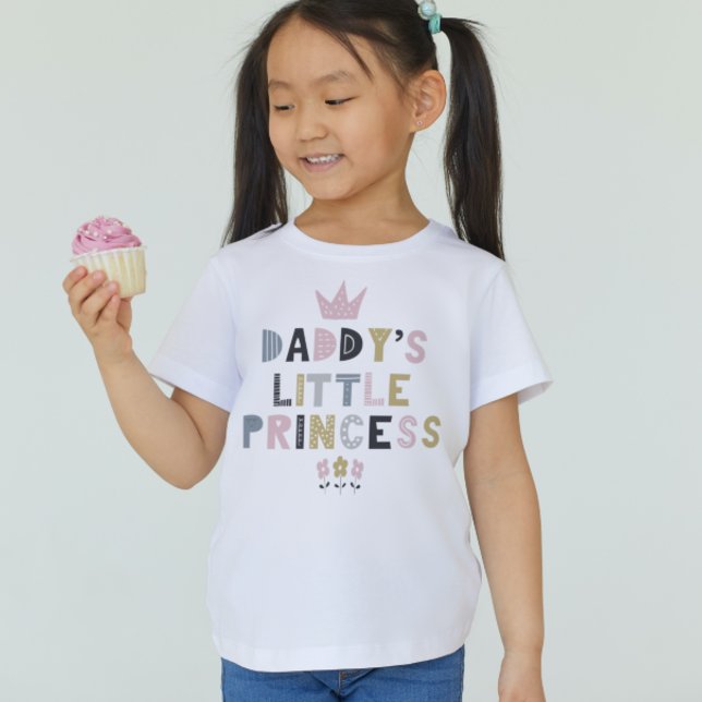T-shirt La petite princesse de papa (Créateur téléchargé)