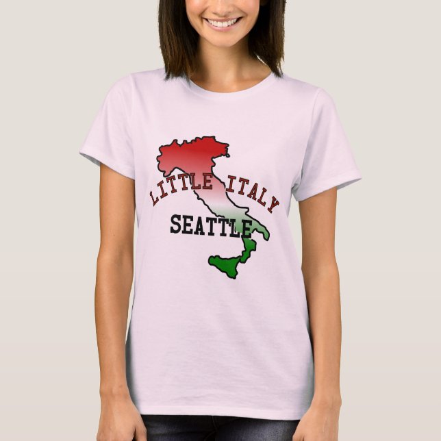 T-shirt La peu d'Italie Seattle (Devant)