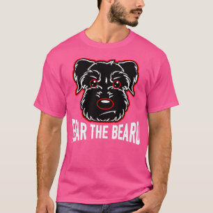 T-shirt La peur de la barbe Schnauzer