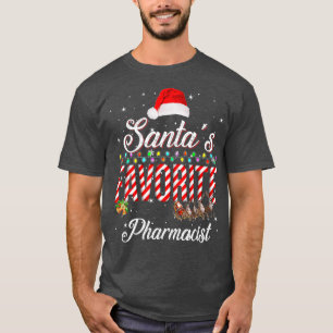 T-shirt La pharmacie favorite de Santas vend du xmas