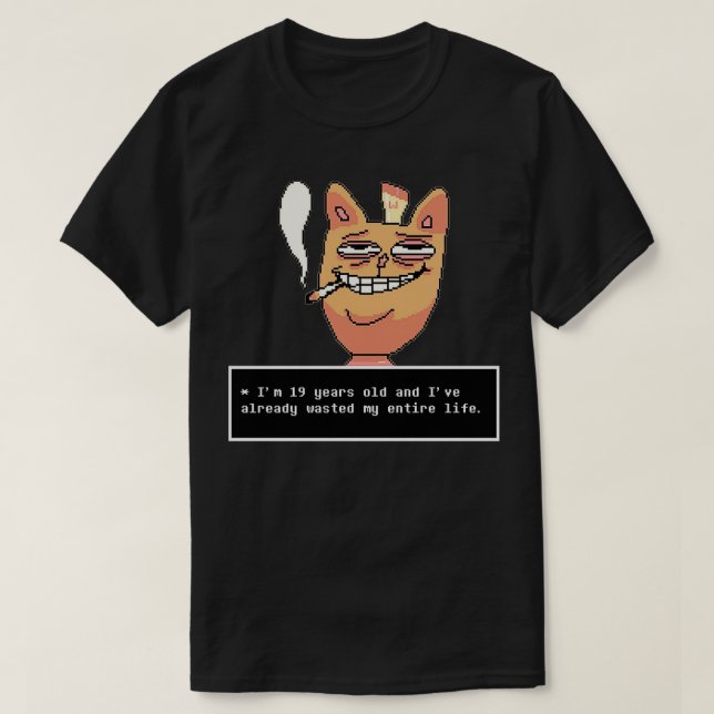 T-shirt La philosophie de vie des hamburgerpants (Design devant)