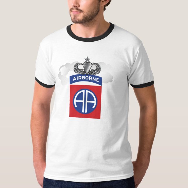 T-shirt La pièce en t aéroportée des hommes (Devant)