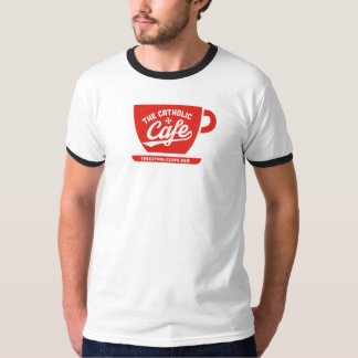 T-shirt La pièce en t catholique de tasse de café