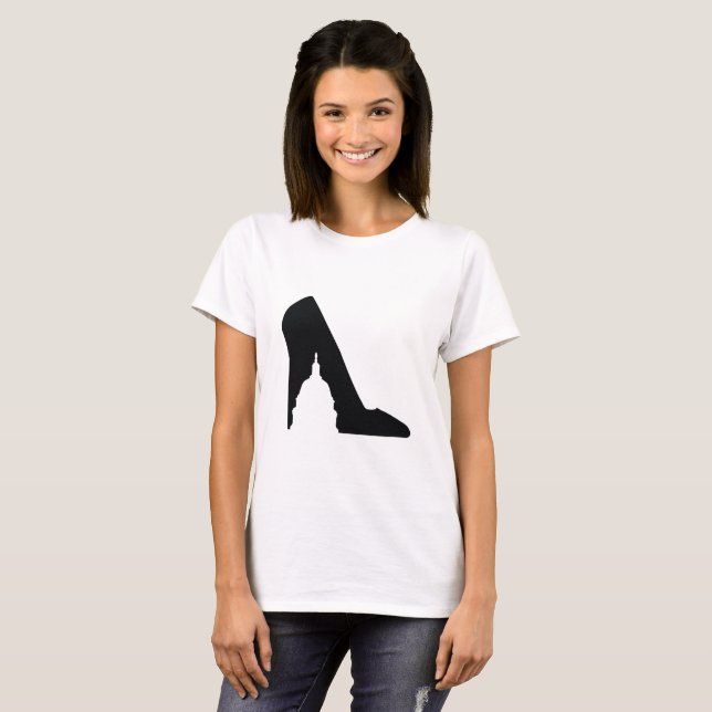 T-shirt La pièce en t classique de SGP (logo de chaussure) (Devant entier)