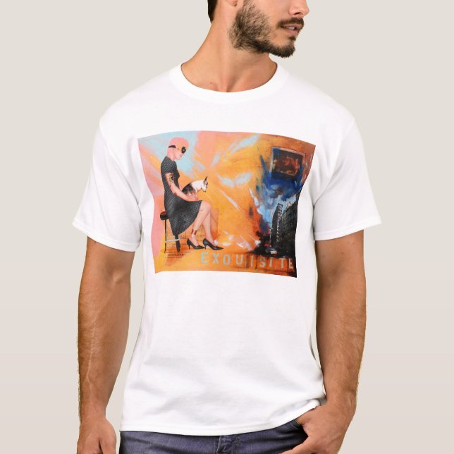 T-shirt La pièce en t d'ami la plus douce (Devant)