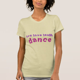 T-shirt la pièce en t d'amour de rire des femmes vivantes