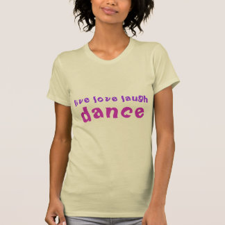 T-shirt la pièce en t d'amour de rire des femmes vivantes
