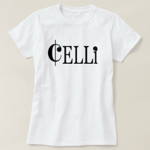 T-shirt La pièce en t de la femme de base de violoncelles