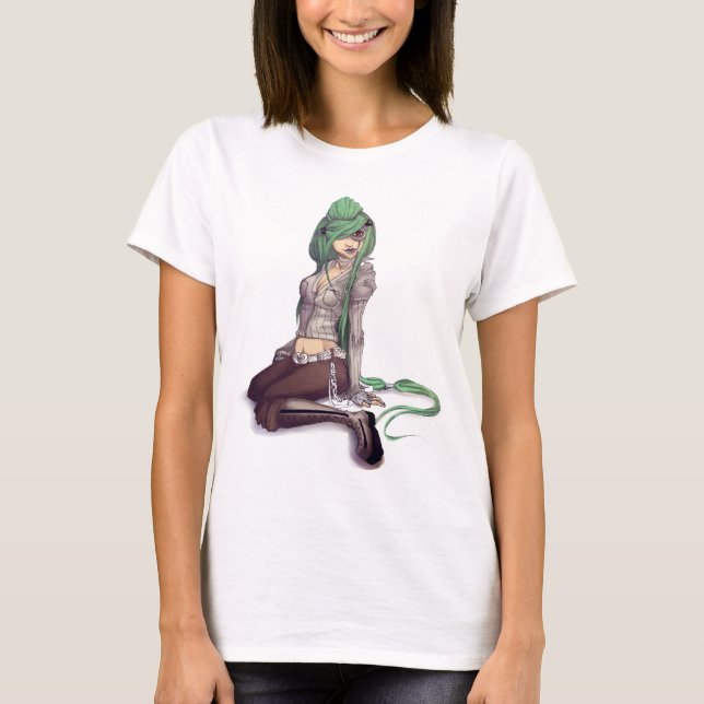 T-shirt La pièce en t de la femme de Moncale (Devant)