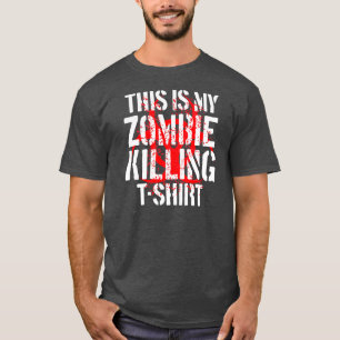 T-shirt La pièce en t de massacre de zombi